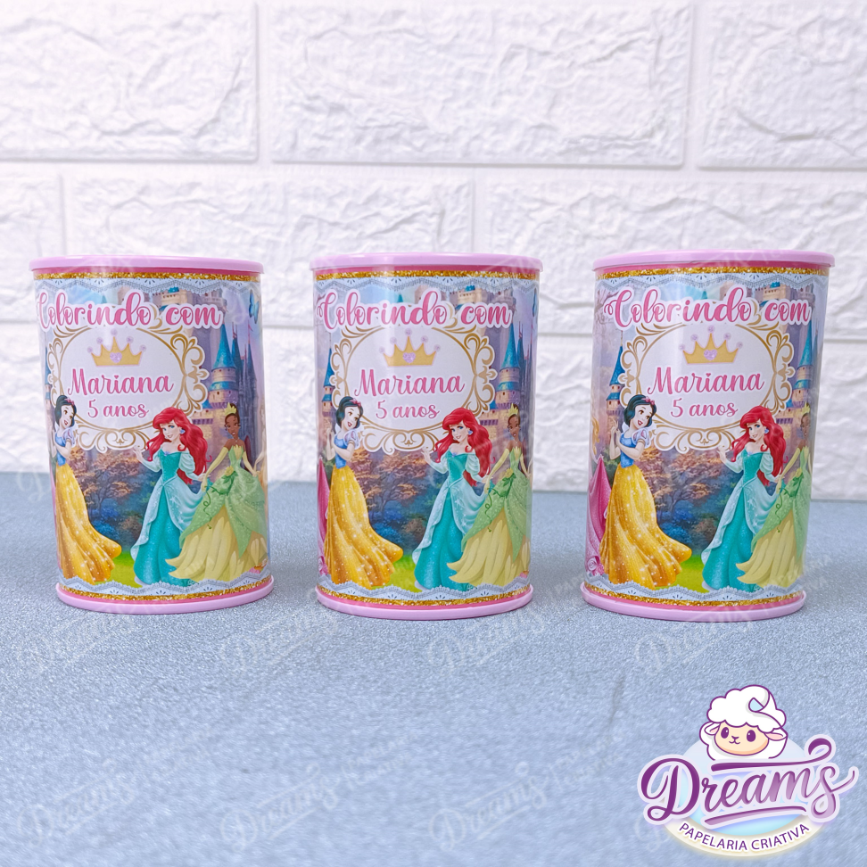 Kit com 20 Cofrinhos Personalizados – Tema Princesas - #3