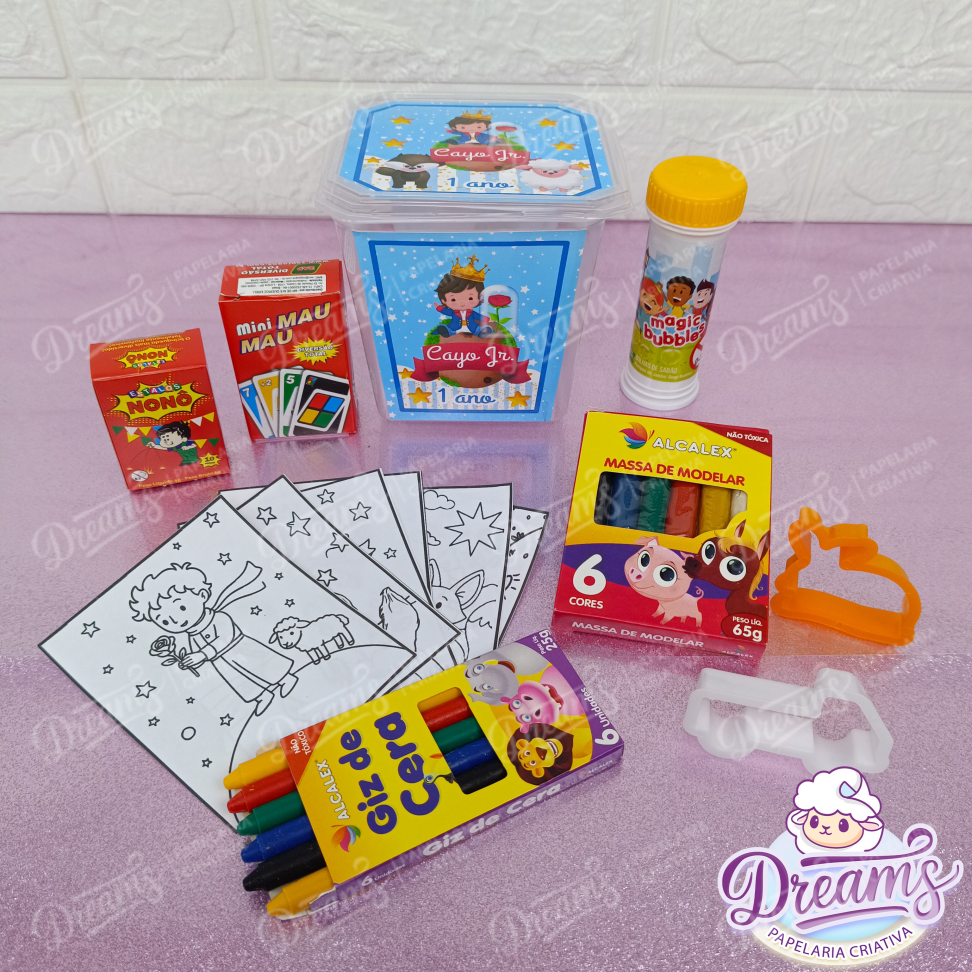 Kit com 20 Potes Diversão 750 ml Personalizados – Pequeno Príncipe - #3