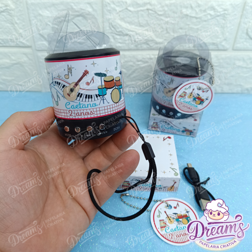 Kit com 20 Caixas de Som Bluetooth 887 Personalizadas – Música - #3