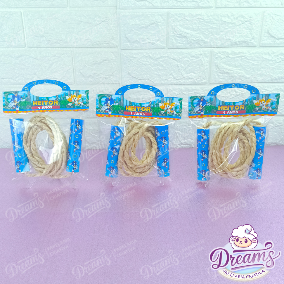 Kit com 20 Pula-Cordas Personalizados – Sonic - #4