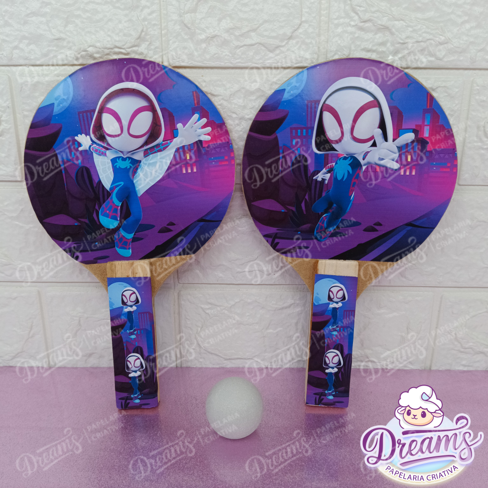 20 Raquetes de Ping Pong Personalizadas Homem-Aranha - #14