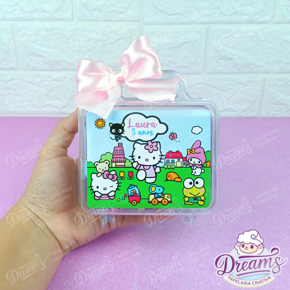 Kit com 20 Quebra-Cabeças de 12 Peças na Maletinha – Hello Kitty - #3