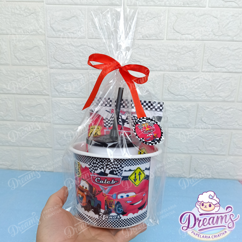 Kit com 20 Cineminhas: Balde, Copo 480 ml e Ruffles 17 g – Carros - #5