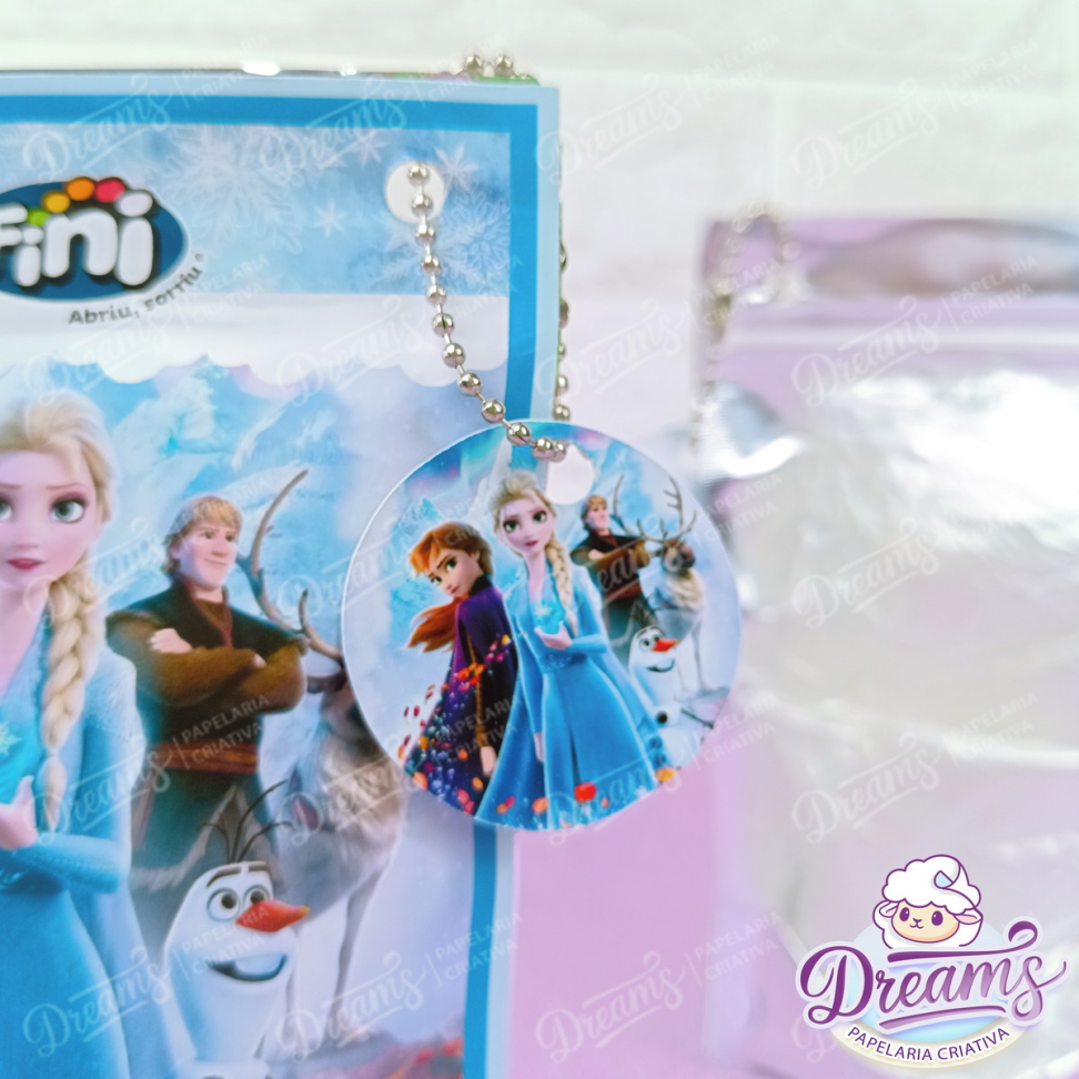 Kit com 20 Saquinhos Zip Lock Metalizados 10 × 15 cm com Tag – Frozen - #5