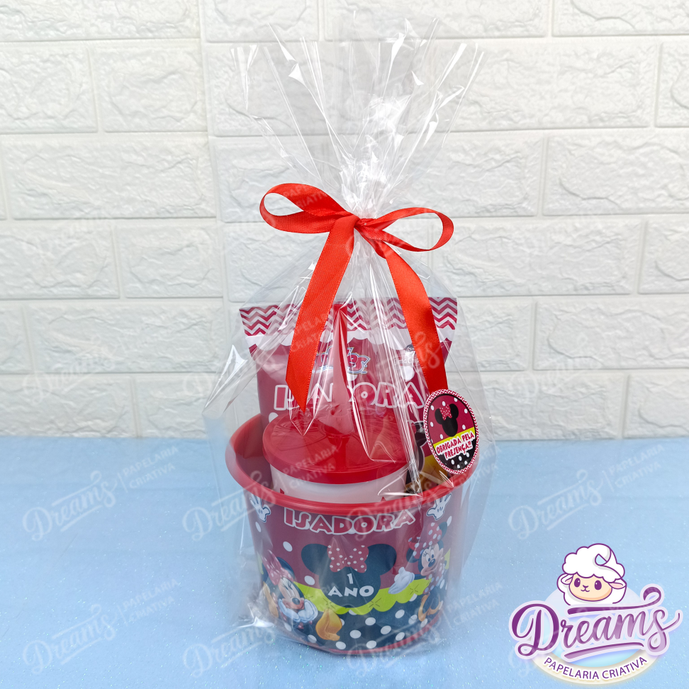 Kit com 20 Cineminhas: Balde, Copo 480 ml e Ruffles 17 g – Minnie - #4