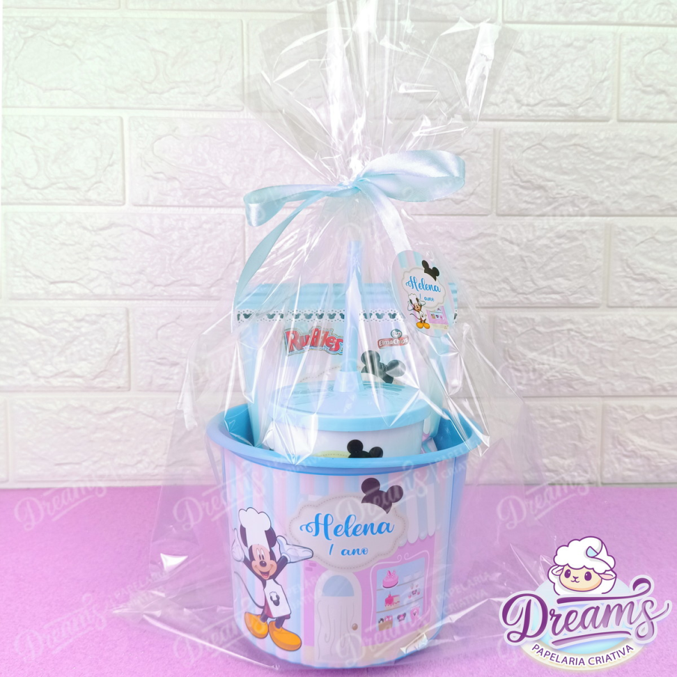 Kit com 10 Cineminhas: Balde, Copo 480 ml e Ruffles 17 g – Mickey Confeiteiro - #3