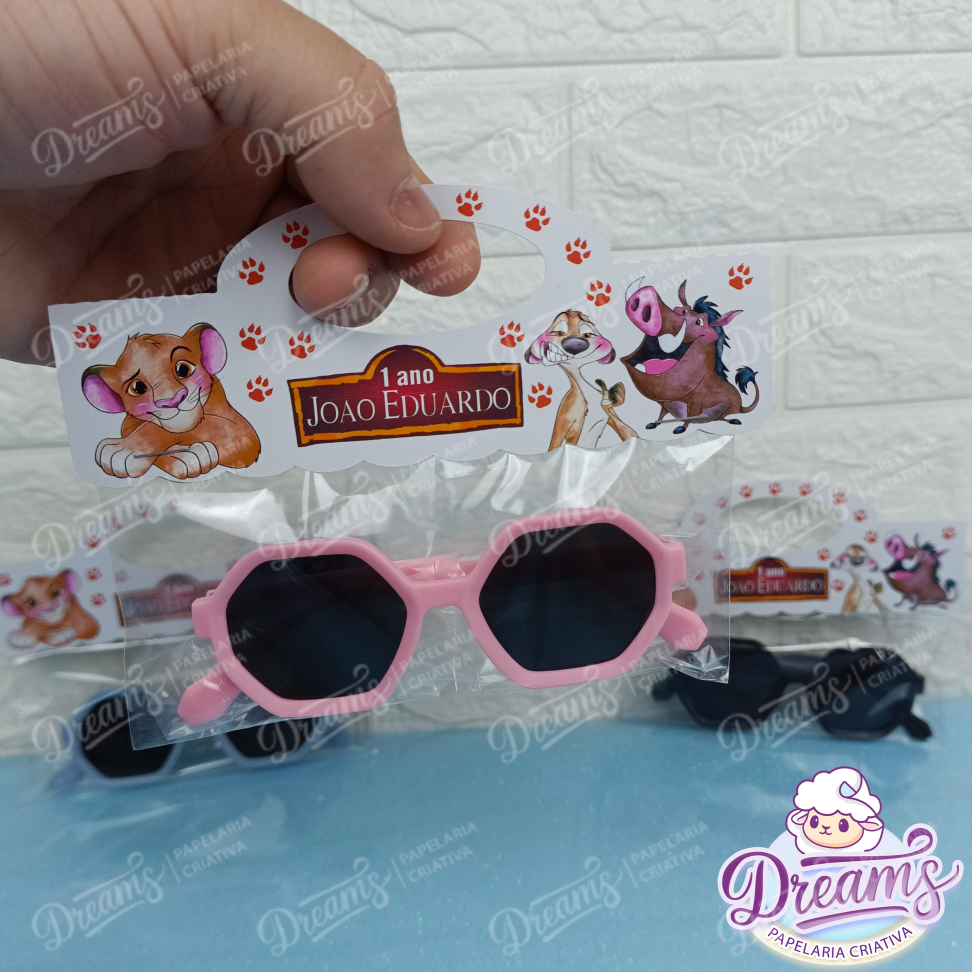 Kit com 15 Óculos Personalizados para Festa – Rei Leão - #7