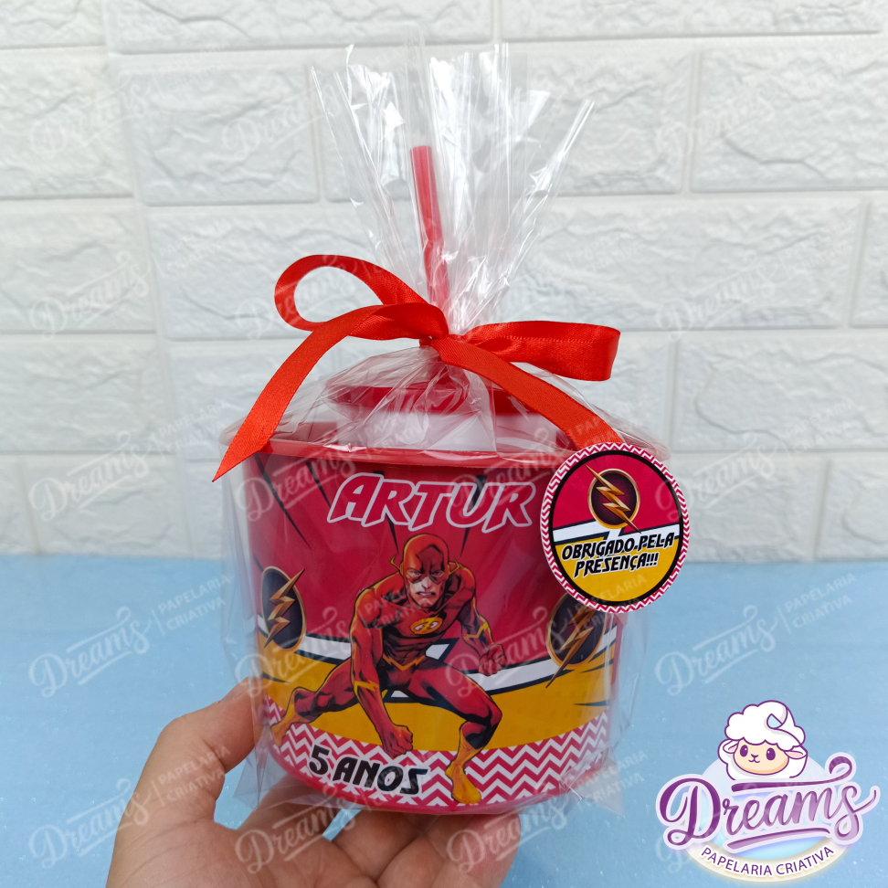 Kit com 10 Cineminhas: Copo 480 ml e Balde de 1,5 Litro – Flash - #5