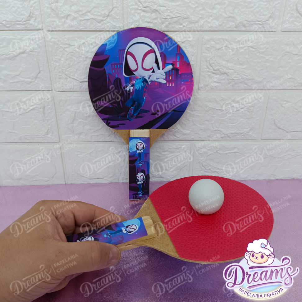 20 Raquetes de Ping Pong Personalizadas Homem-Aranha - #13