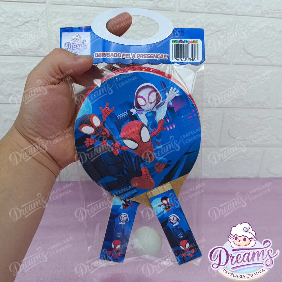 20 Raquetes de Ping Pong Personalizadas Homem-Aranha - #6