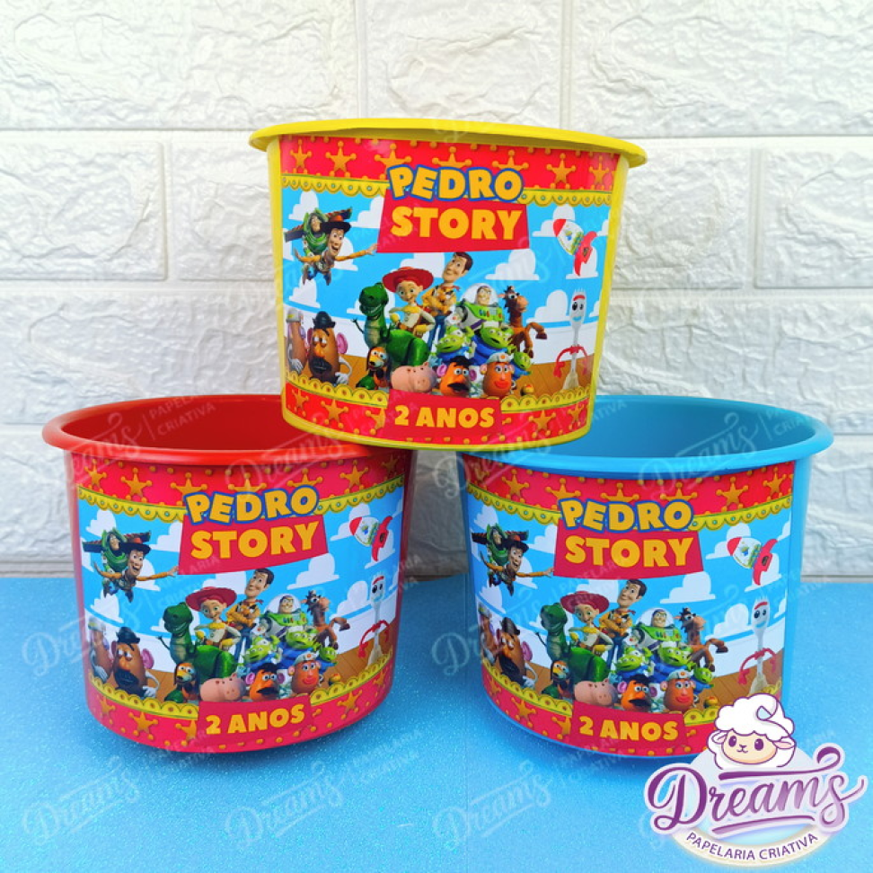 Kit com 20 Baldinhos Personalizados de 1,5 Litro – Toy Story - #3