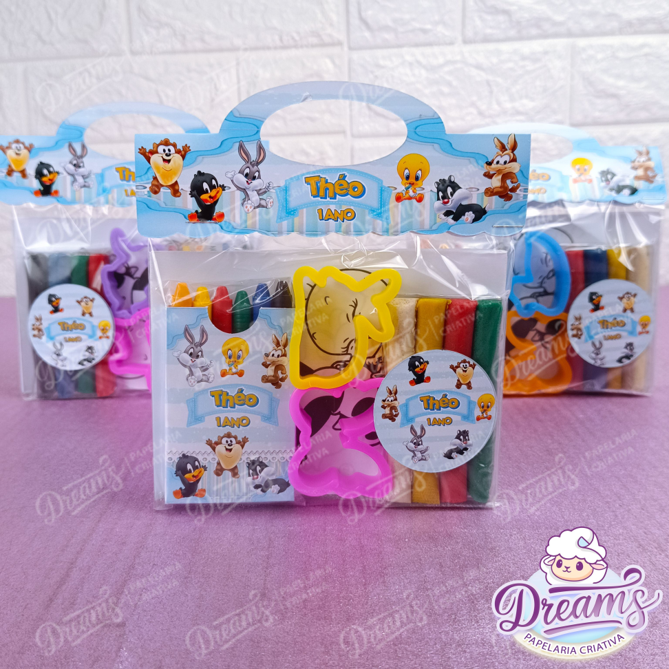 Kit com 20 Vem Brincar 13,5 x 17 x 7 cm – Looney Tunes