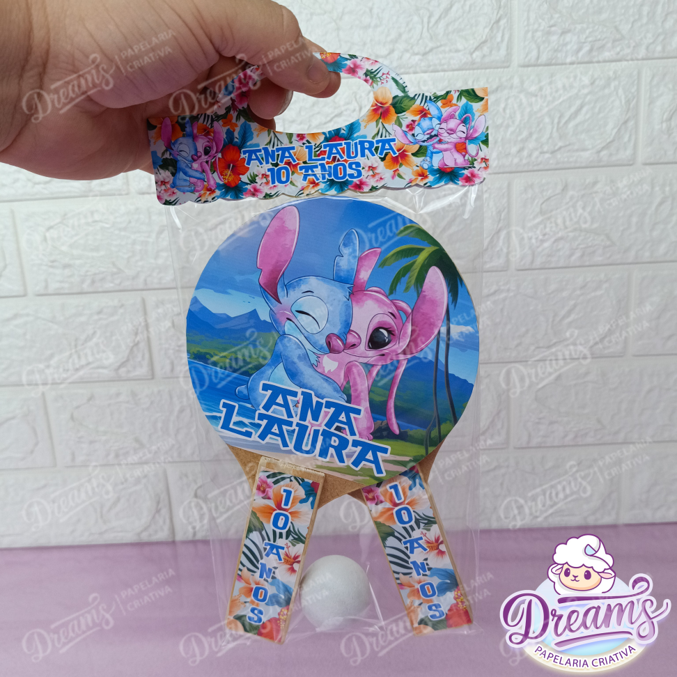 20 Raquetes de Ping Pong Personalizadas Stitch - #4