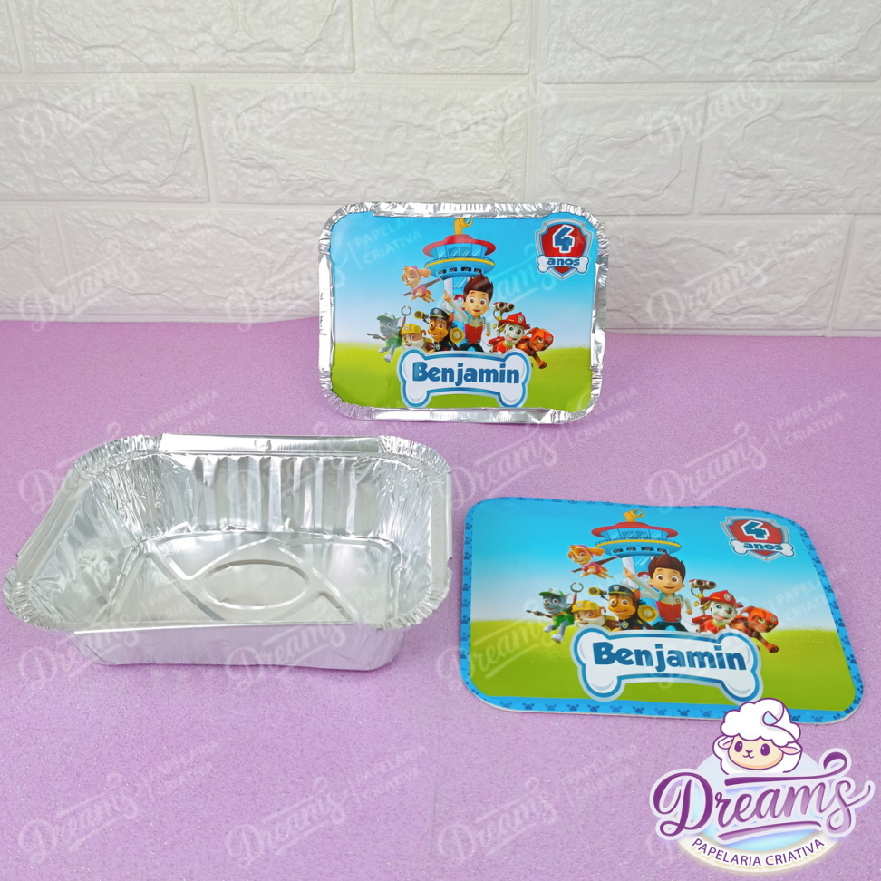 Kit com 30 Marmitinhas T120 de 500 ml – Patrulha Canina