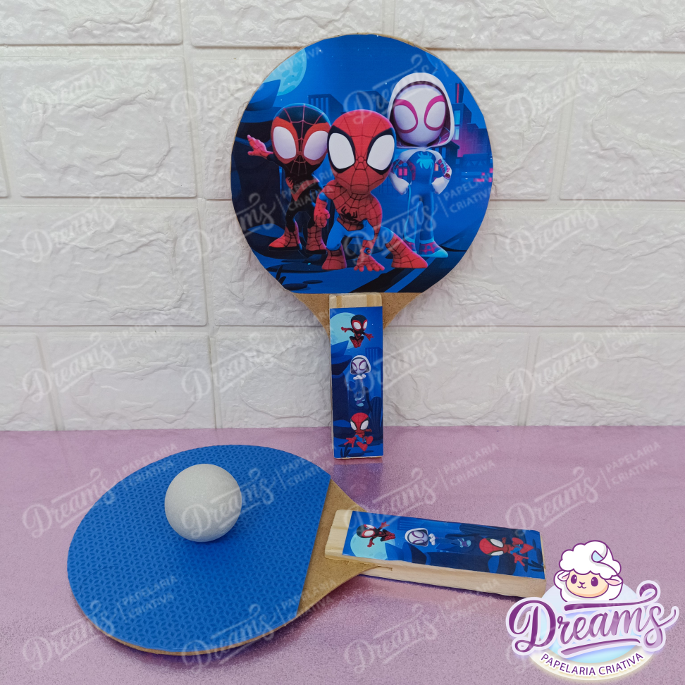 20 Raquetes de Ping Pong Personalizadas Homem-Aranha - #7