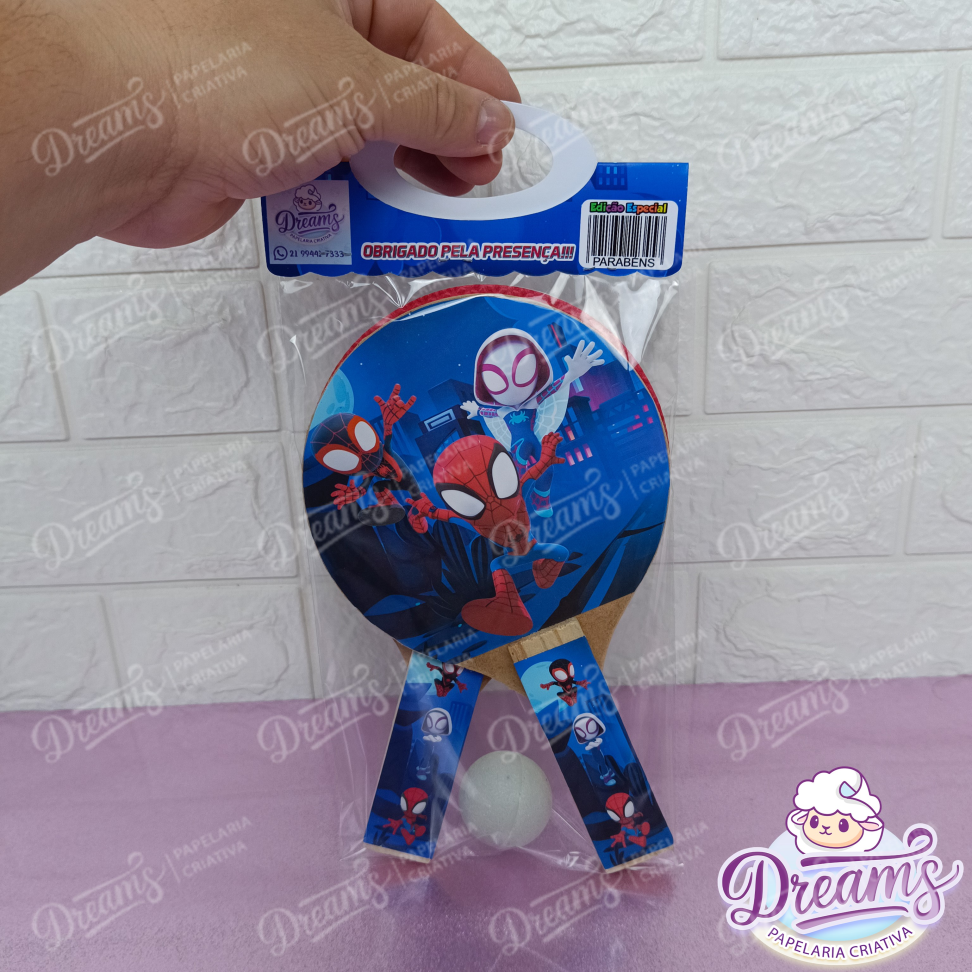 20 Raquetes de Ping Pong Personalizadas Homem-Aranha - #11