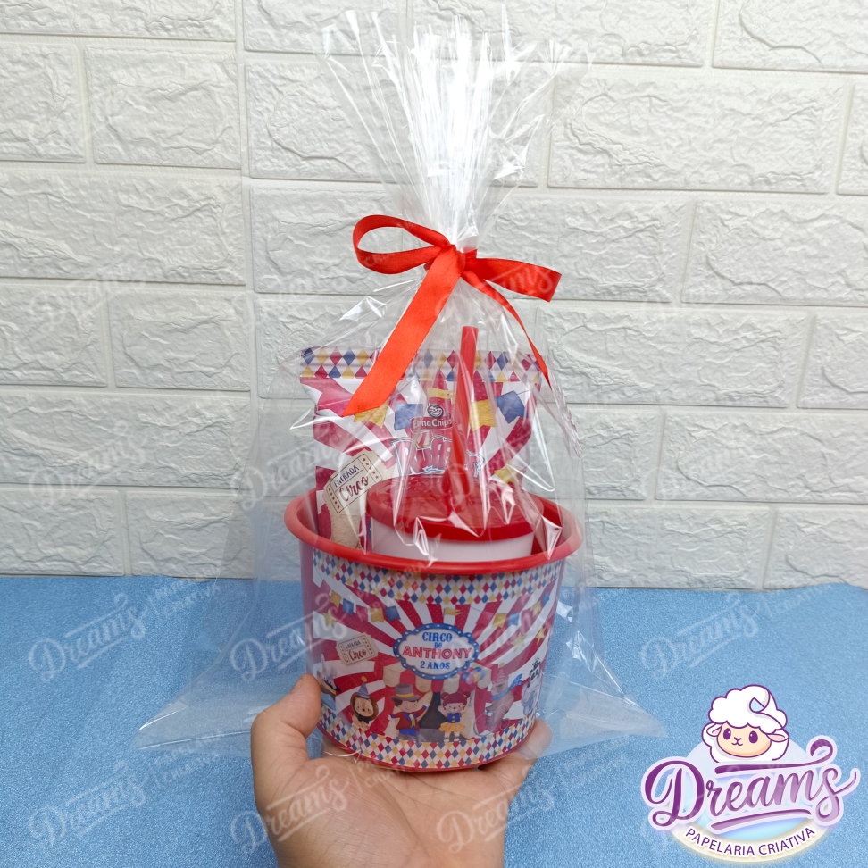 Kit com 20 Cineminhas: Balde, Copo 480 ml e Ruffles 17 g – Circo - #4