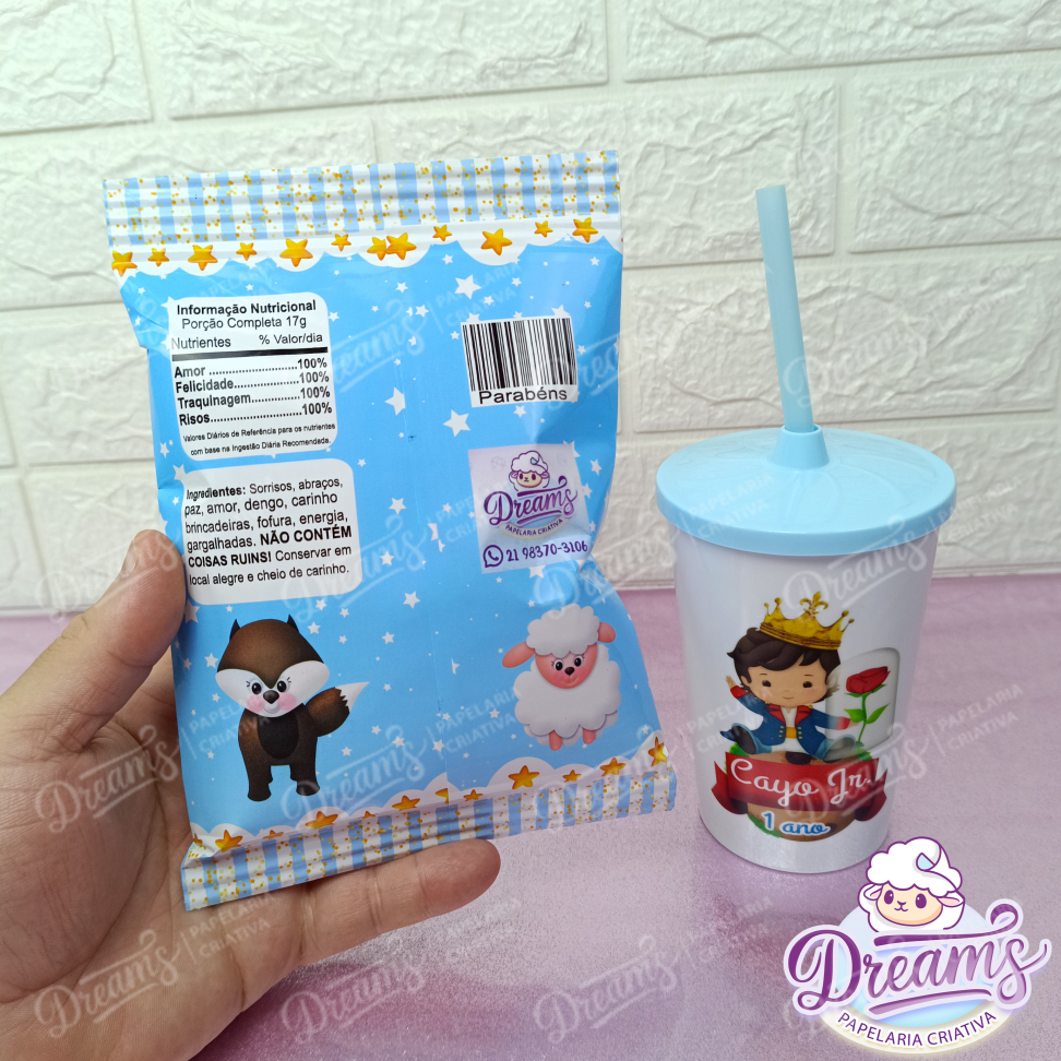 Kit com 12 Batatas Ruffles e 12 Copos de 480 ml – Pequeno Príncipe - #4