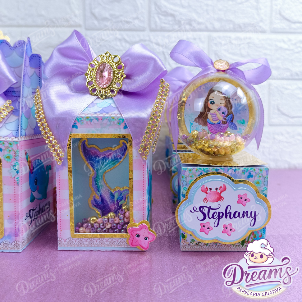 Kit Dreams Hiper Personalizado – Sereia | 20, 30 ou 50 Caixas - #25