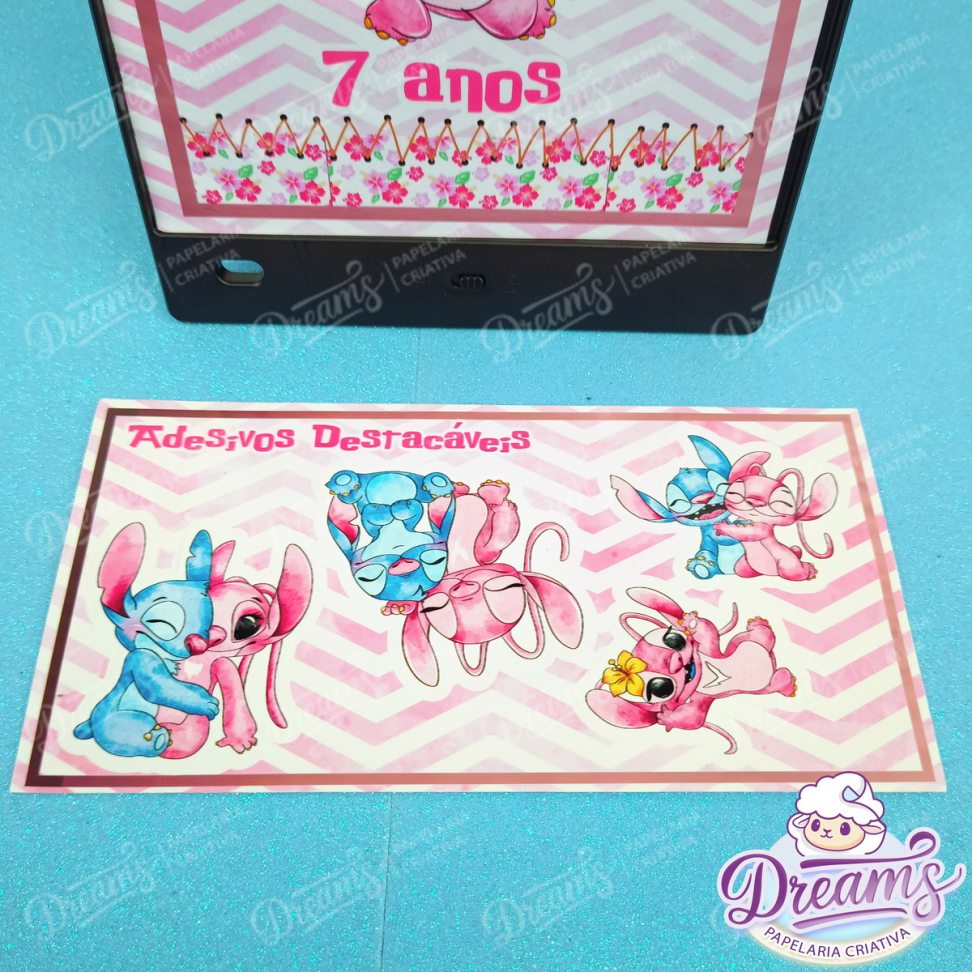 Kit com 20 Lousas Mágicas LCD de 8,5 Polegadas – Lilo e Angel - #4