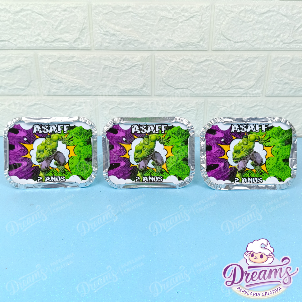 Kit com 30 Marmitinhas T90 de 250 ml – Hulk - #4