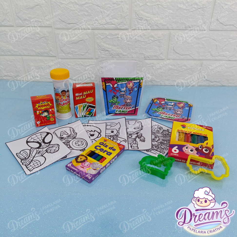 Kit com 20 Potes Diversão 750 ml Personalizados – Vingadores Baby - #4