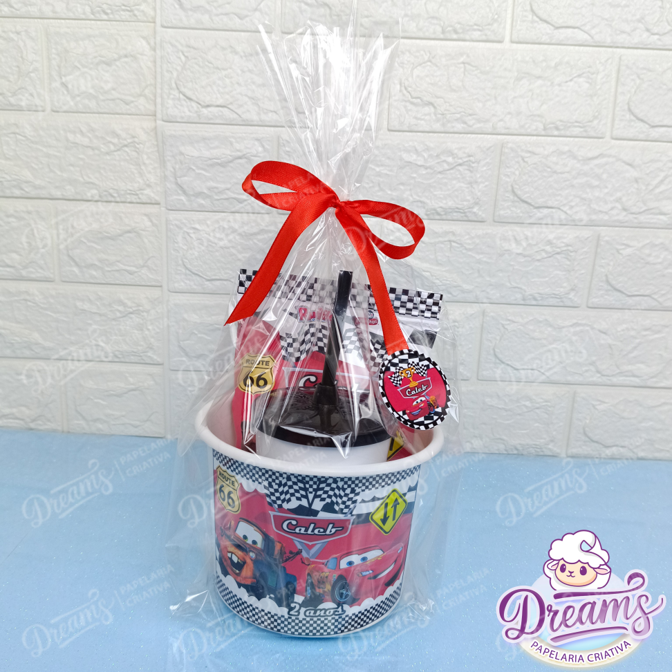 Kit com 20 Cineminhas: Balde, Copo 480 ml e Ruffles 17 g – Carros - #4