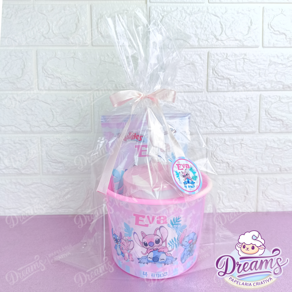 Kit com 20 Cineminhas: Balde, Copo 480 ml e Ruffles 17 g – Stitch - #4