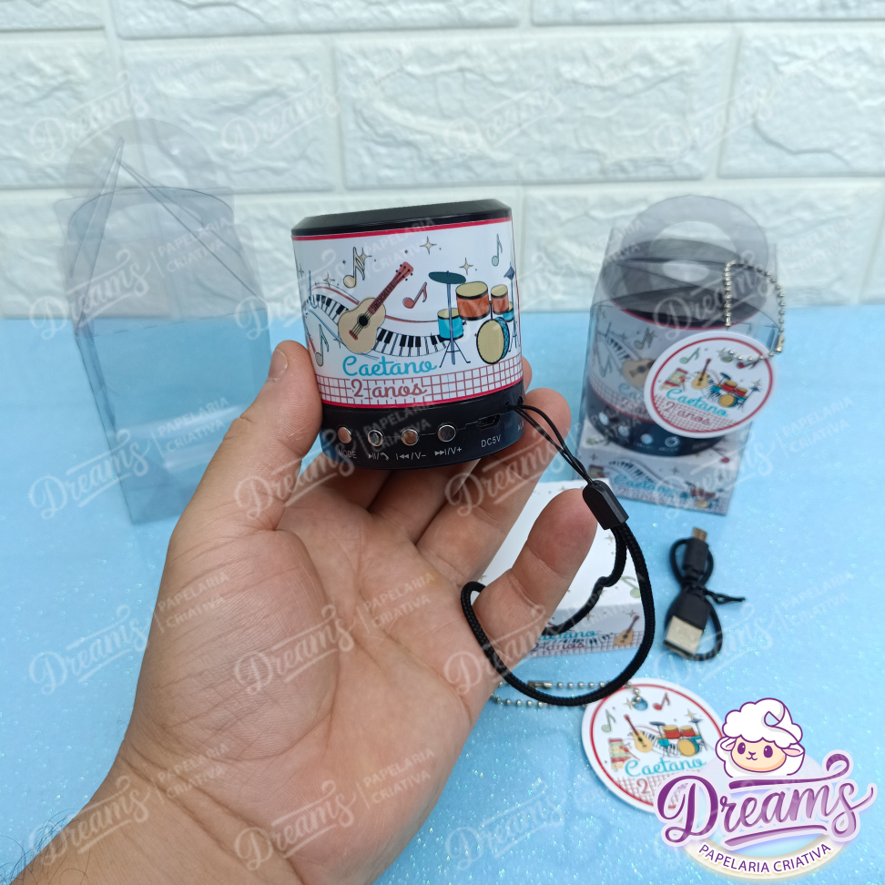 Kit com 20 Caixas de Som Bluetooth 887 Personalizadas – Música - #4