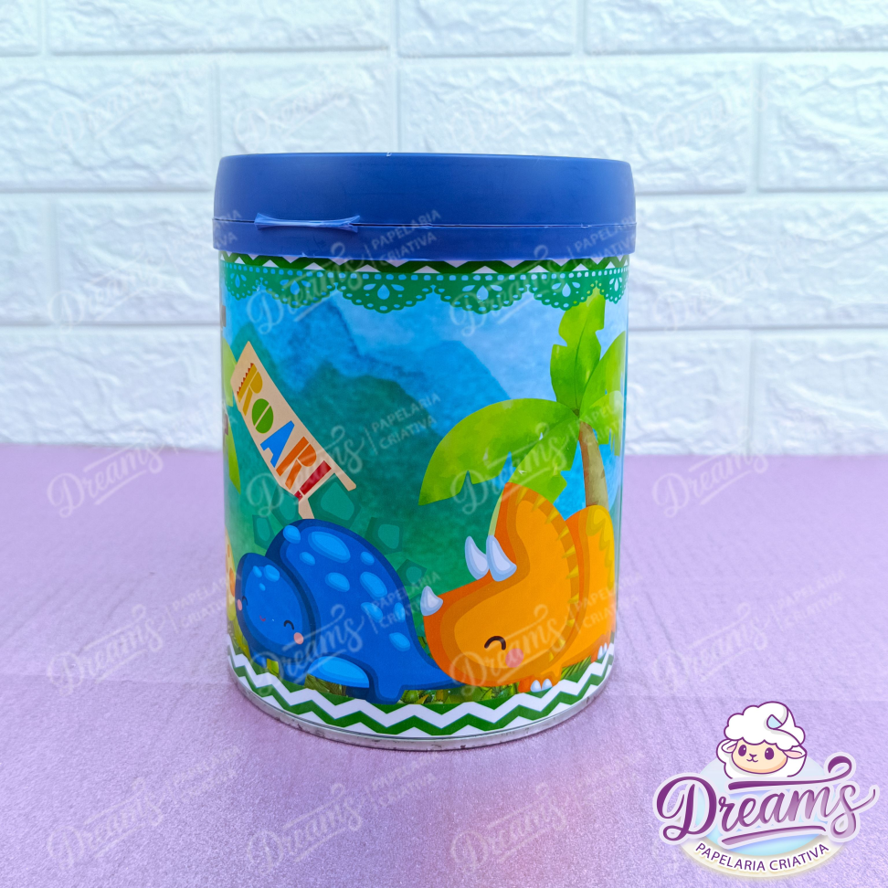 Kit com 20 Rótulos para Lata Aptamil 800 g – Dino Baby - #4