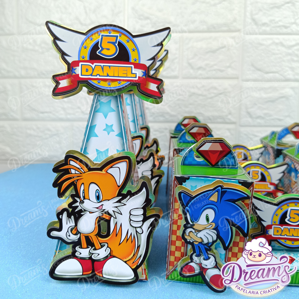 Kit Dreams Super Personalizado – Sonic | 20, 30 ou 50 Caixas - #5
