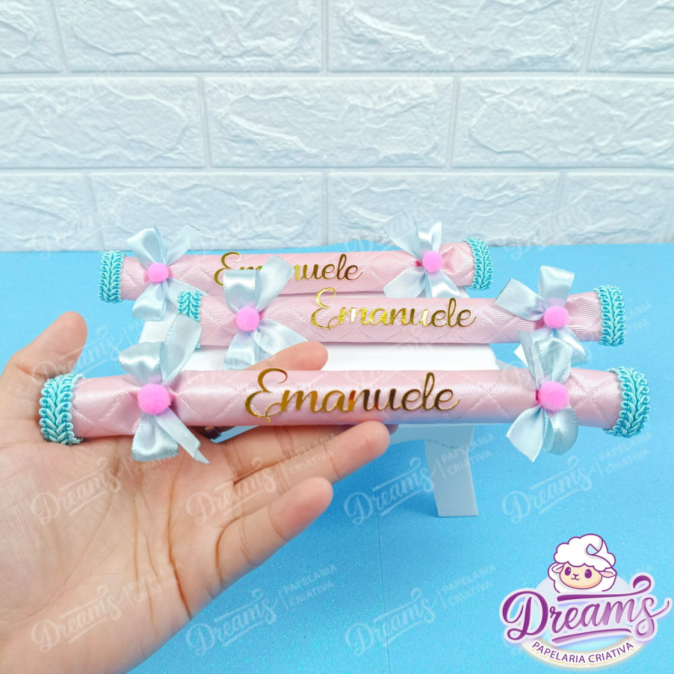 Kit com 10 Mentos em Embalagens Personalizadas de Luxo – Circo Rosa