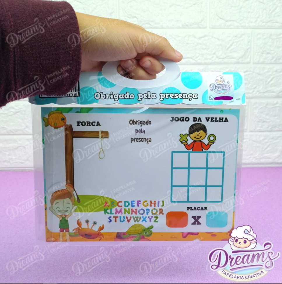 Kit com 20 Lousas Mágicas Plastificadas 15 × 21 cm – Mundo Bita Fundo do Mar - #4