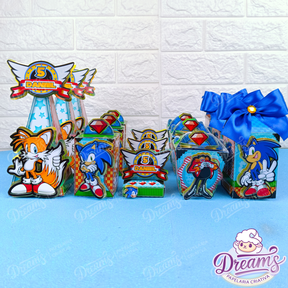 Kit Dreams Super Personalizado – Sonic | 20, 30 ou 50 Caixas - #4