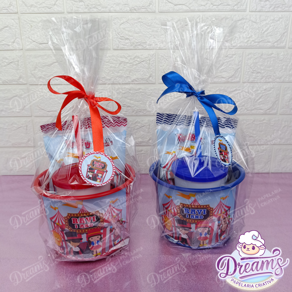 Kit com 20 Cineminhas: Balde, Copo 480 ml e Ruffles 17 g – Circo - #5