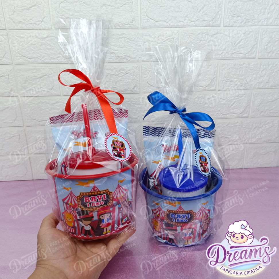 Kit com 20 Cineminhas: Balde, Copo 480 ml e Ruffles 17 g – Circo - #6