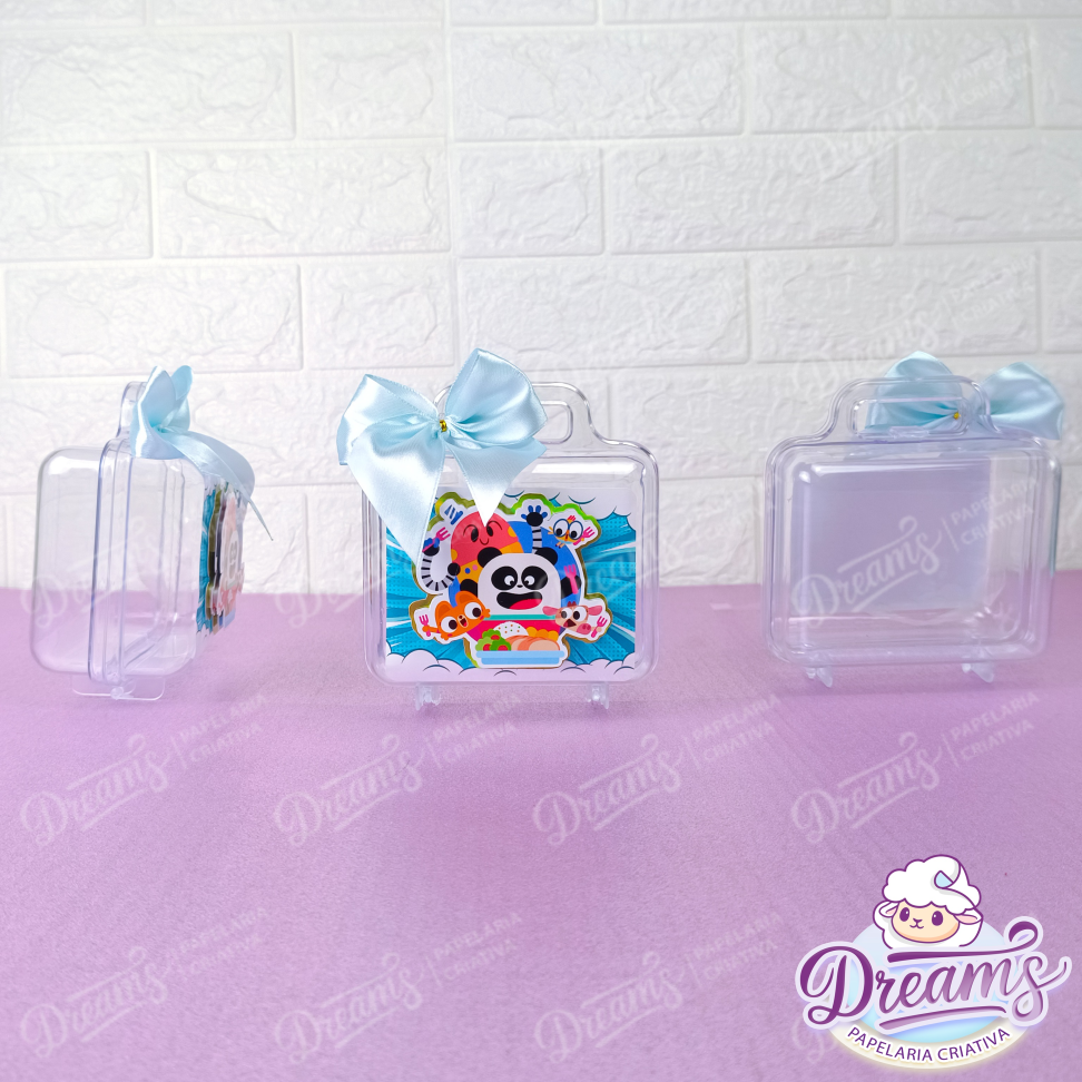 Kit com 10 Maletinhas Acrílicas Vazias Personalizadas – Lingokids - #3