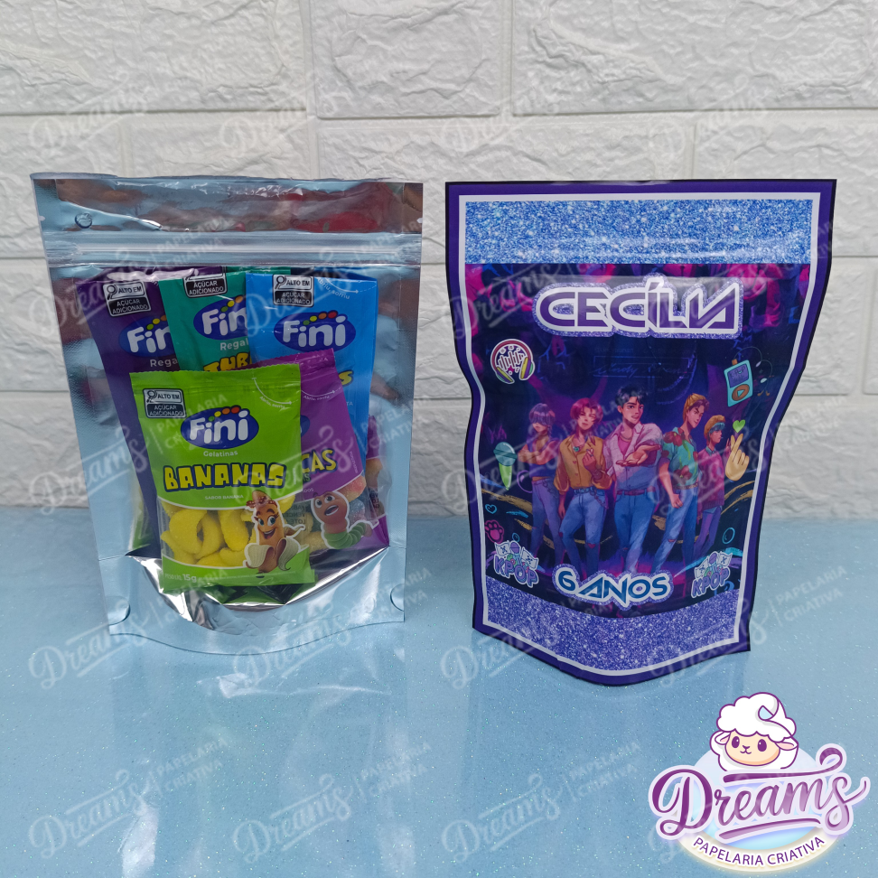 Kit com 20 Saquinhos Zip Lock e 5 Finis – Guerreiras do K-Pop - #4