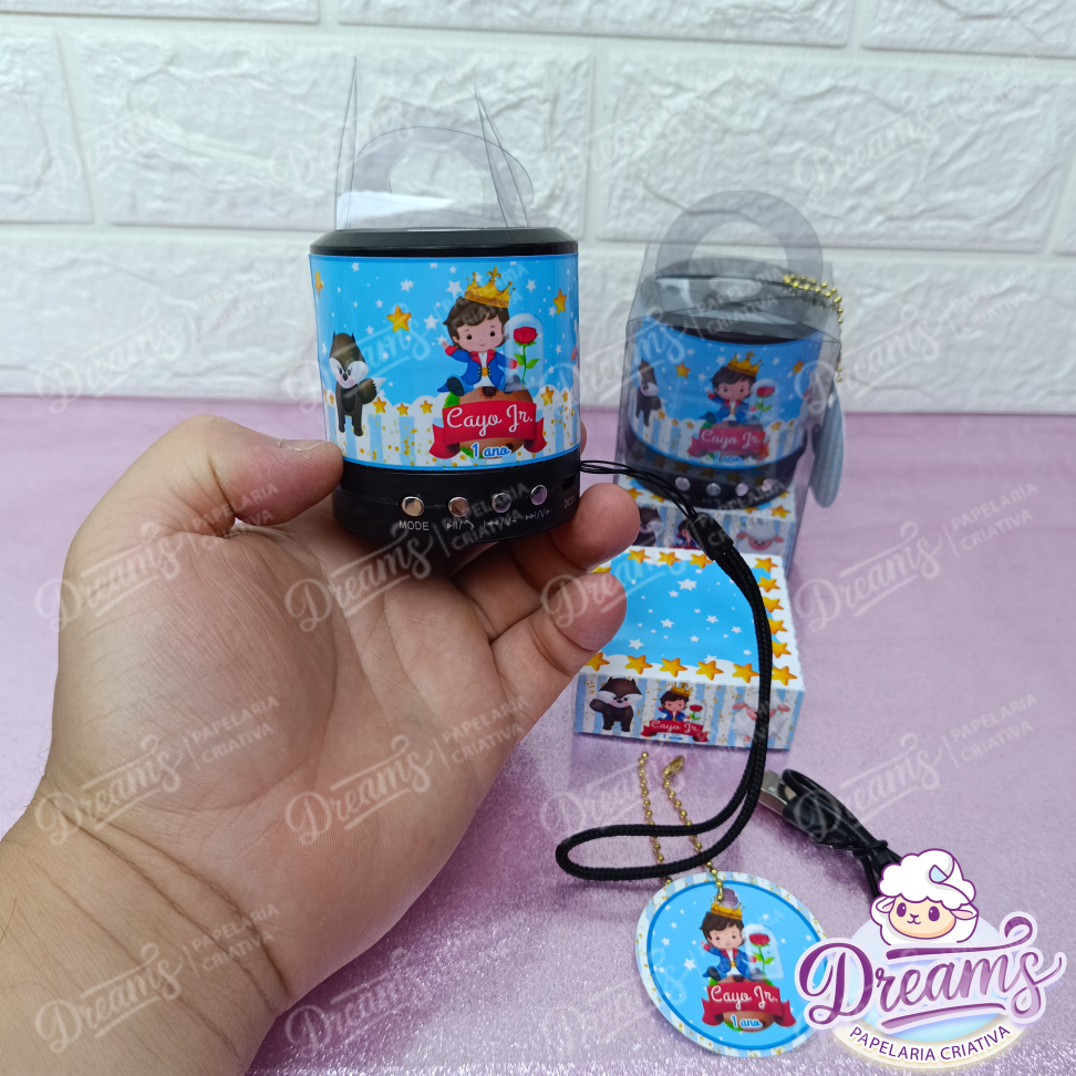 Kit com 20 Caixas de Som Bluetooth 887 Personalizadas – Pequeno Príncipe - #4