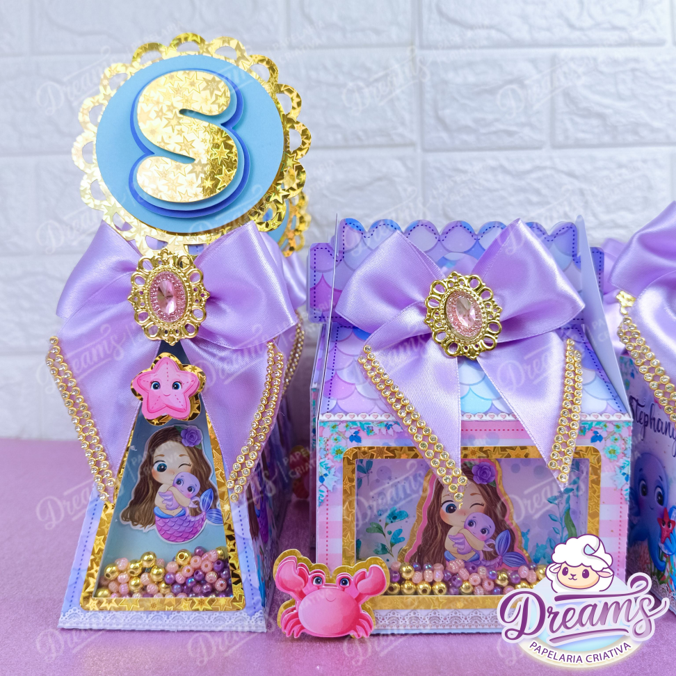 Kit Dreams Hiper Personalizado – Sereia | 20, 30 ou 50 Caixas - #24