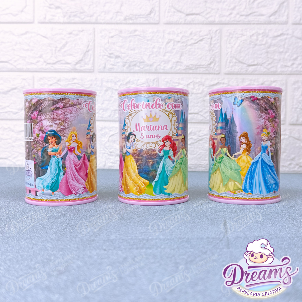 Kit com 20 Cofrinhos Personalizados – Tema Princesas - #4