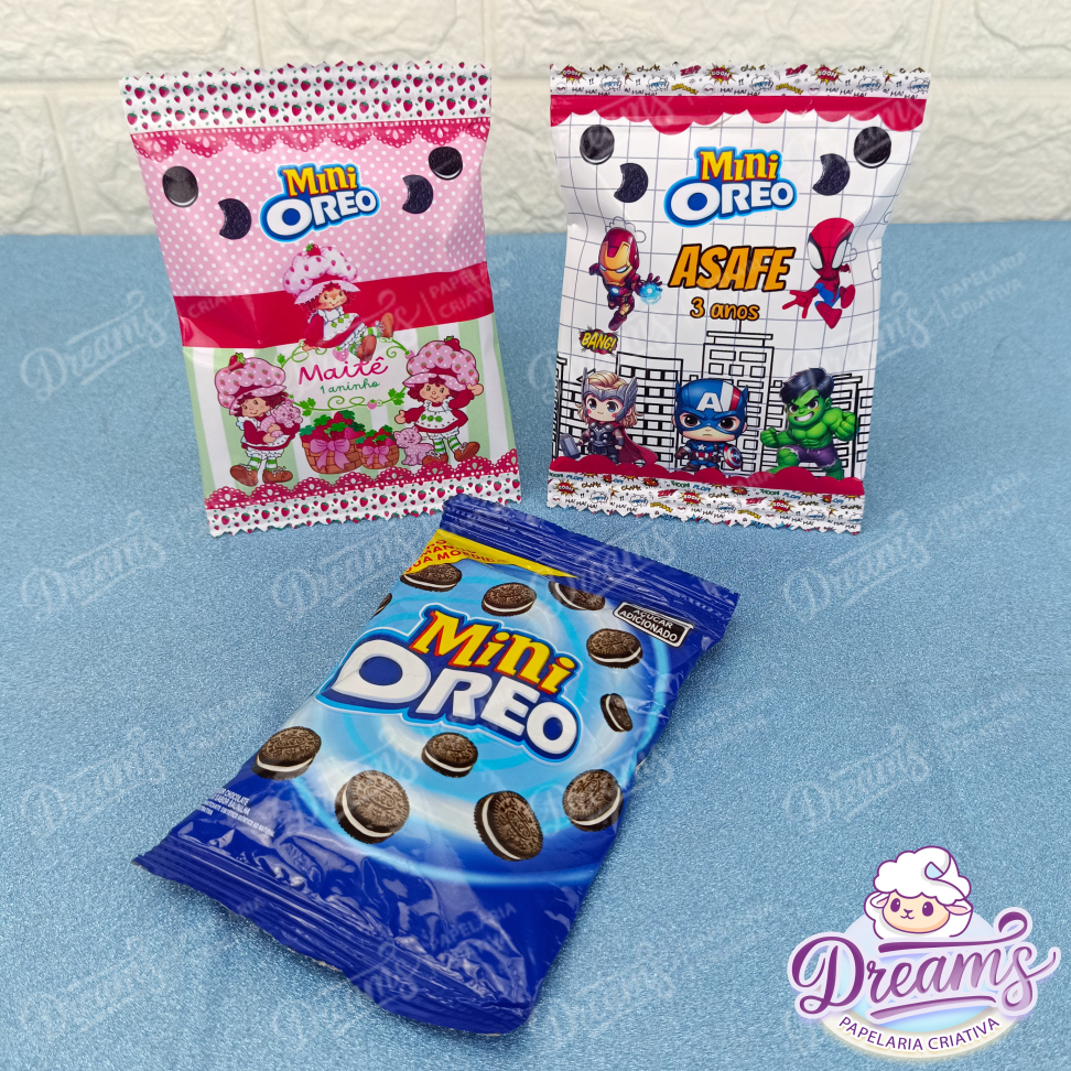 Kit com 20 Pacotes de Mini Oreo 35 g Personalizados – Vingadores Baby - #6