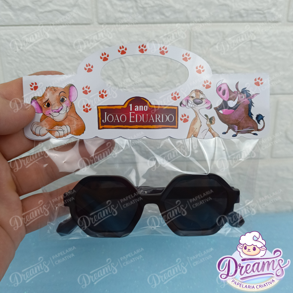 Kit com 15 Óculos Personalizados para Festa – Rei Leão - #4