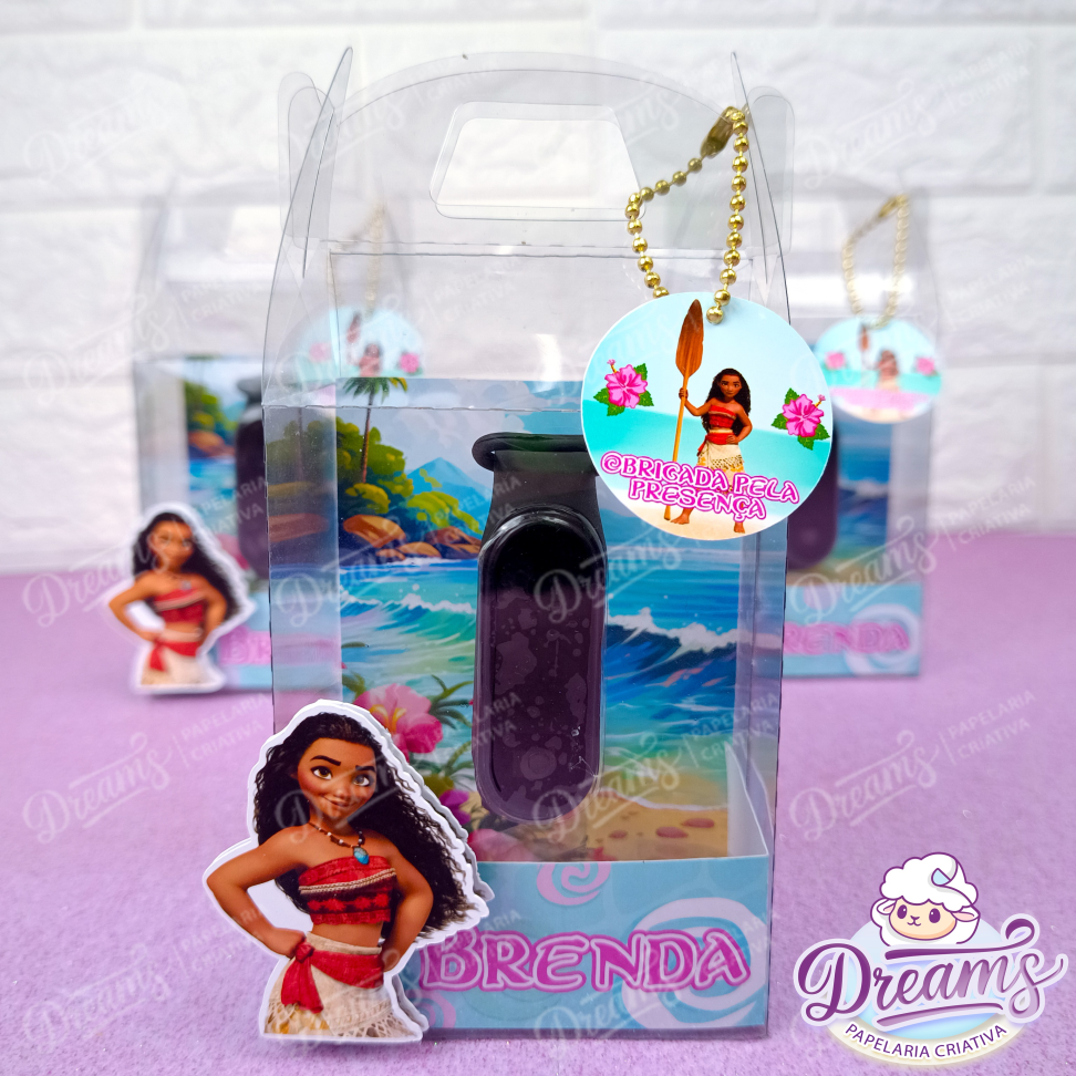Kit com 10 Relógios Digitais Personalizados – Moana - #7