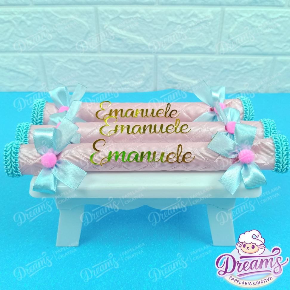 Kit com 10 Mentos em Embalagens Personalizadas de Luxo – Circo Rosa - #4
