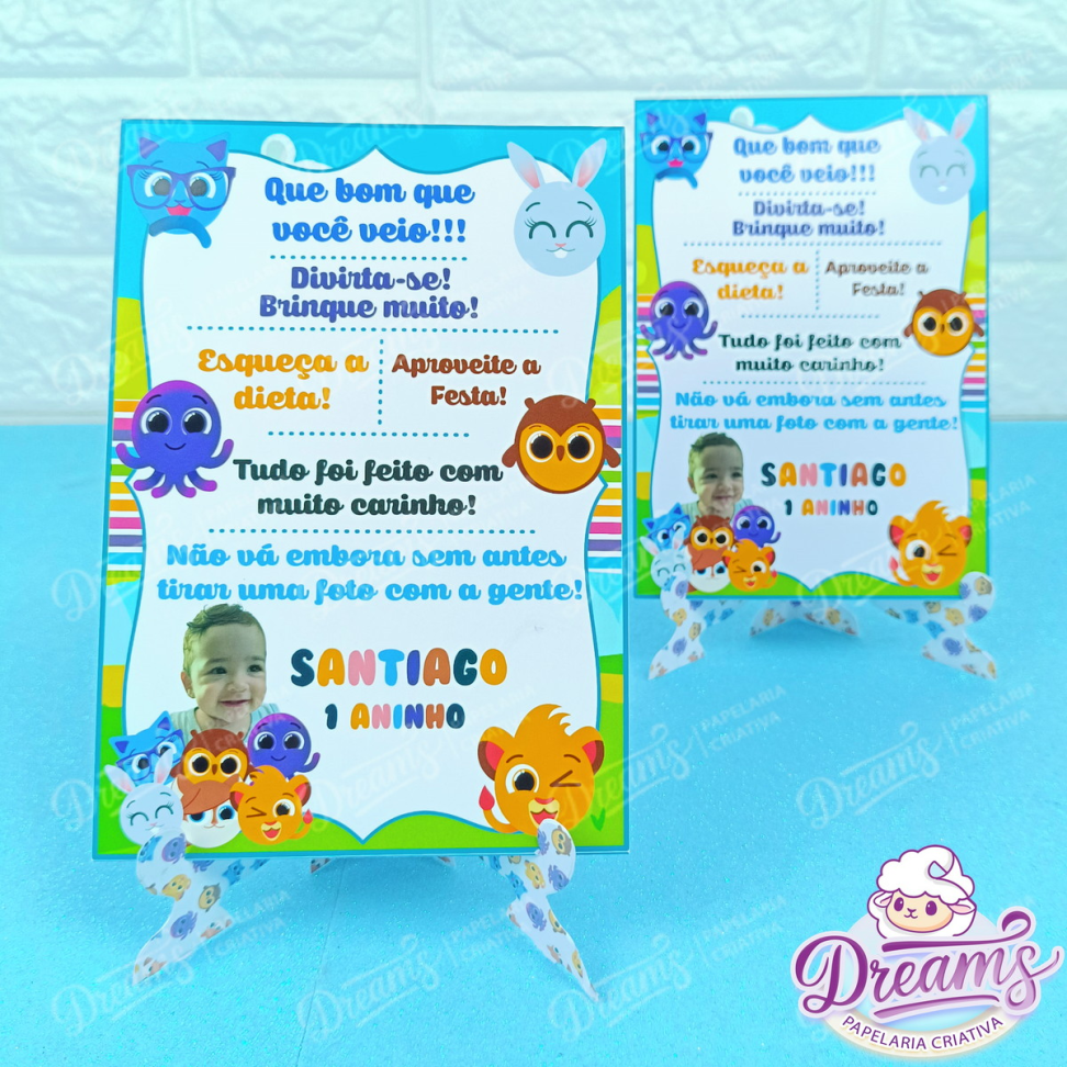 Kit com 20 Plaquinhas de Agradecimento com Foto – Bolofofos
