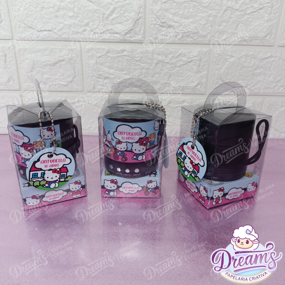 Kit com 20 Caixas de Som Bluetooth 887 Personalizadas – Hello Kitty - #4