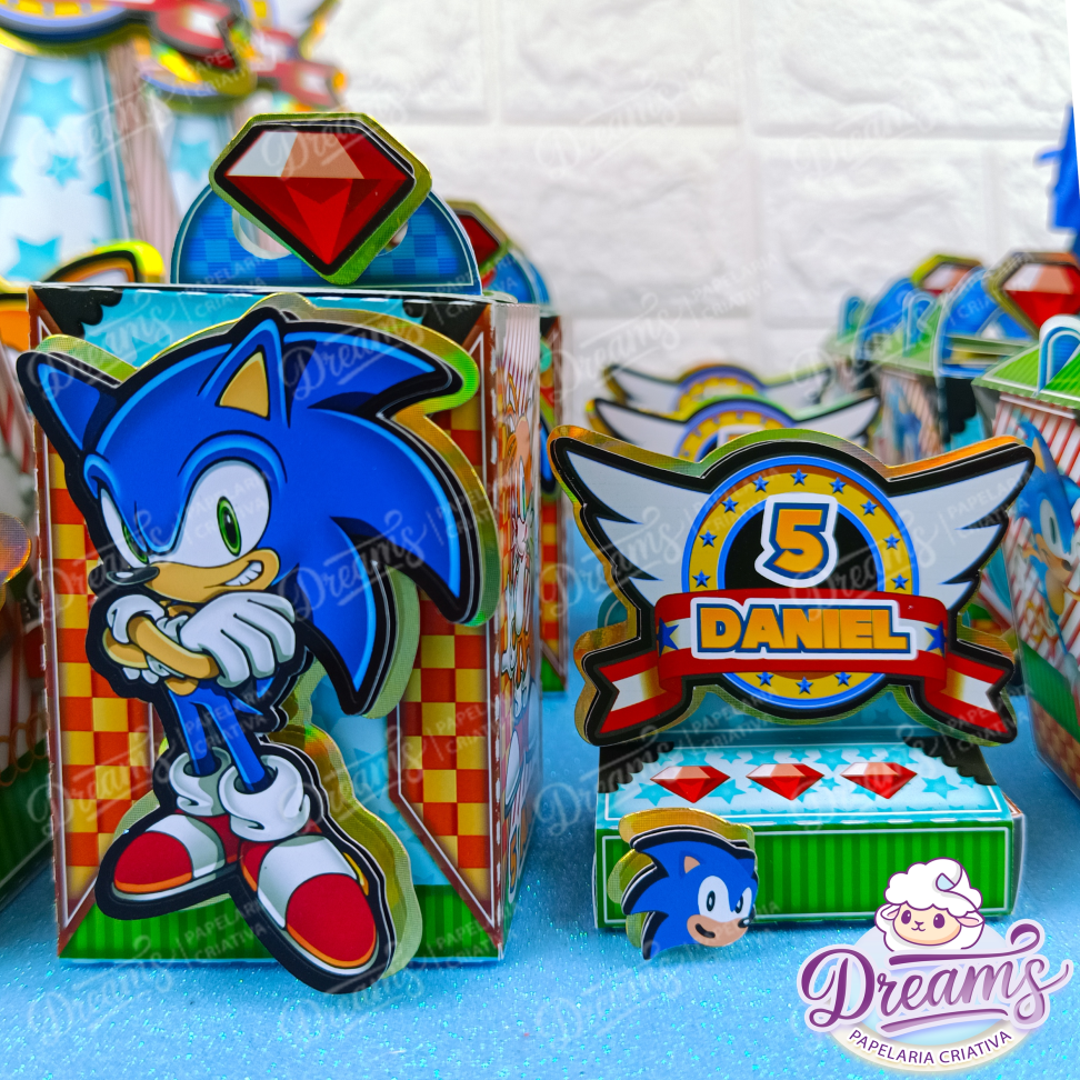 Kit Dreams Super Personalizado – Sonic | 20, 30 ou 50 Caixas - #9