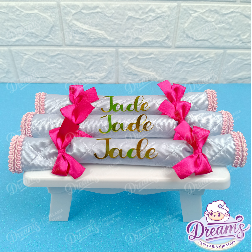Kit com 10 Jujubas em Embalagens Personalizadas – Circo Rosa - #3
