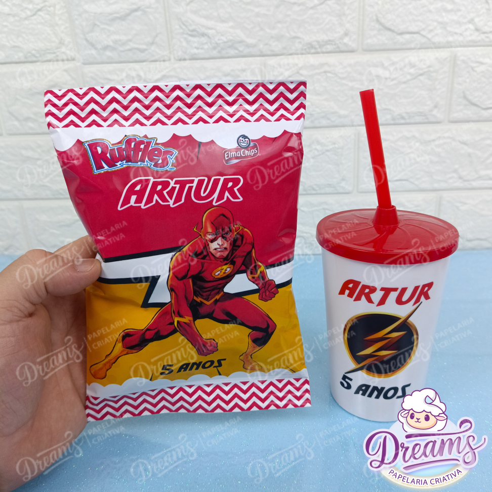 Kit com 12 Batatas Ruffles e 12 Copos de 480 ml – Flash - #4